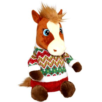 Детский новогодний подарок в мягкой игрушке весом 950 грамм